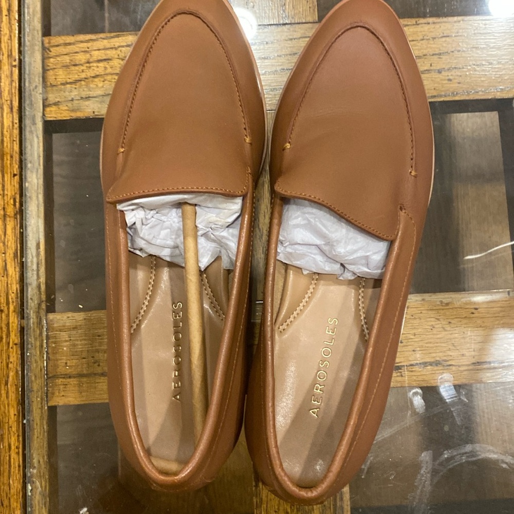 AEROSOLES- East Side Loafers Real Leather